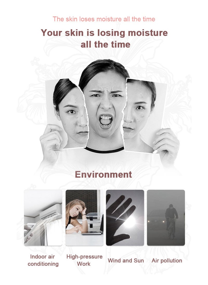 Nano face spray, 30ml mini face moisturizing spray, portable face spray, USB rechargeable skin care machine, face moisturizing cream and daily makeup moisturizing cream. Handheld convenient humidifier, air purifier - Image 3