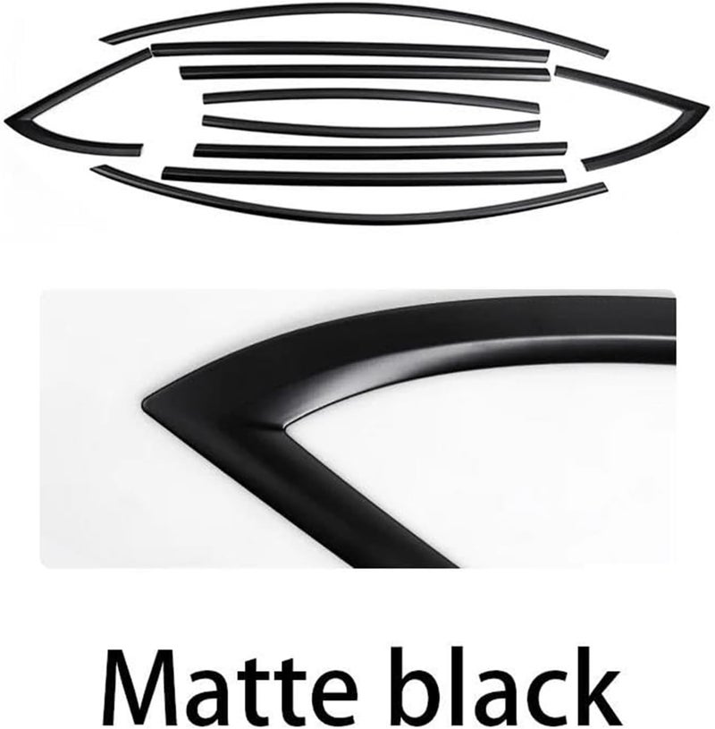 Wivplex Car Door Edge Protector - 10pcs Matte Black Trim for Tesla Model 3 - Image 4
