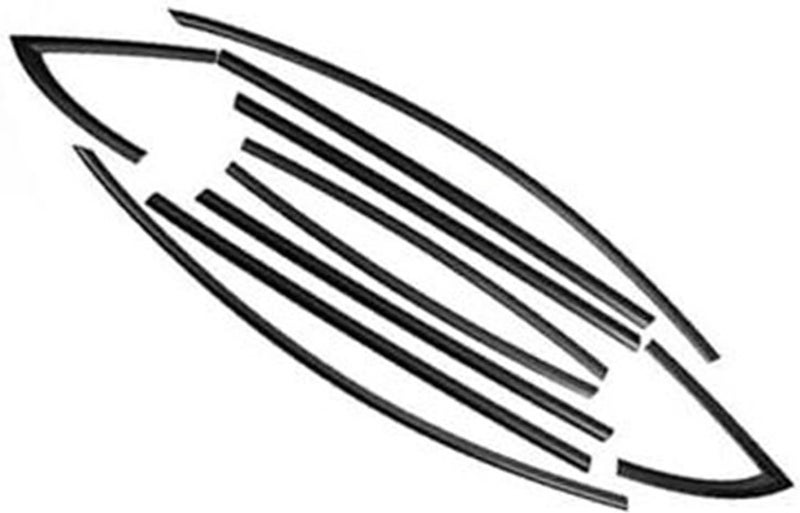 Wivplex Car Door Edge Protector - 10pcs Matte Black Trim for Tesla Model 3 - Image 1