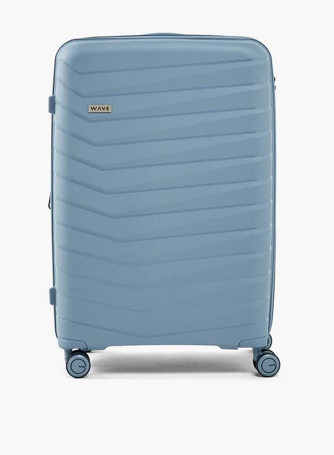 Wave Textured Hardcase Trolley Bag With Retractable Handle - Set Of 3 - Image 5