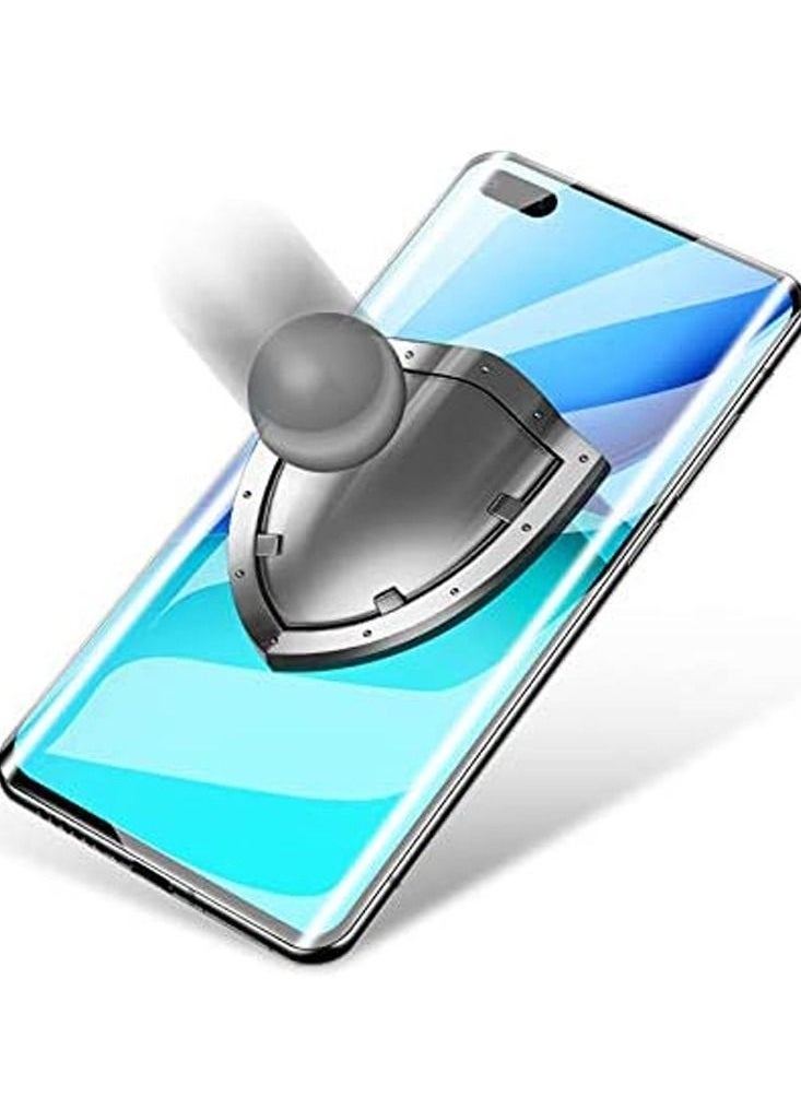 CATANES - Huawei Mate 40 Pro UV Screen Protector 6D Tempered Glass 9H Adhesive Nano Liquid UV Glue Full Coverage Clear - Image 1