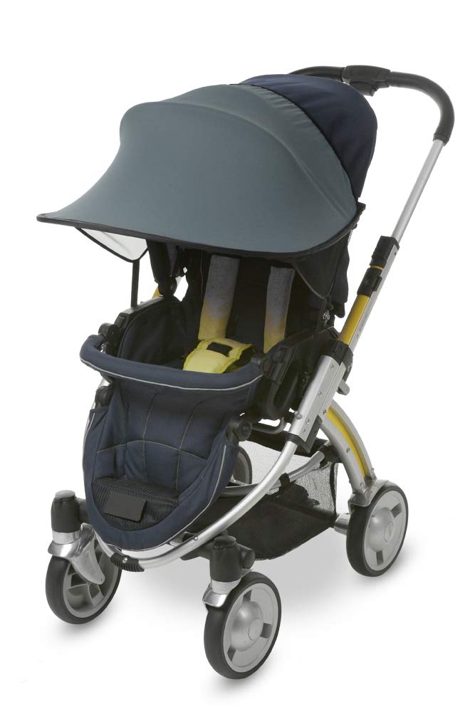 Manito Sun Shade for Strollers and Car Seats (Khaki Grey) UPF 50+ - Image 1