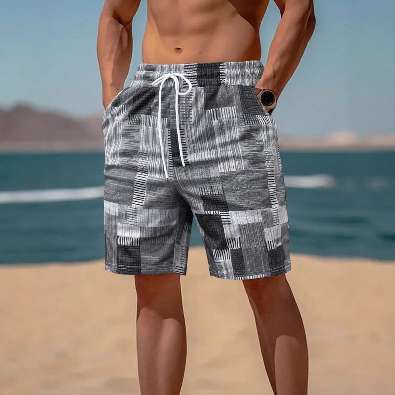 Men's Digital Print Swim Shorts - Image 3