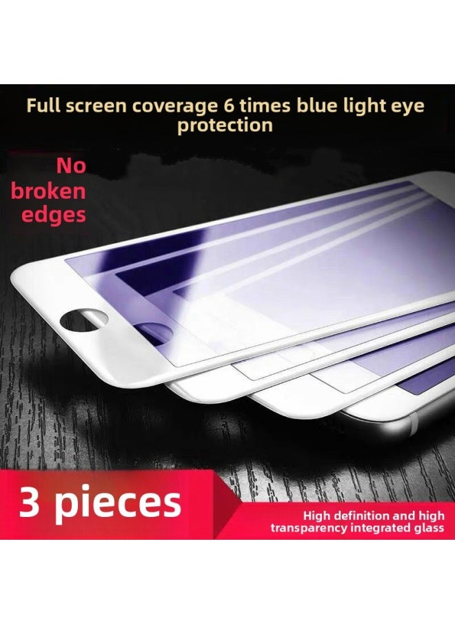 ماركة غير محددة ينطبق على هاتف Iphone 6s/7/8 طبقة مقسى 7 حافة صلبة كاملة الشاشة لهاتف Iphone8plus تغطية كاملة للشاشة 6p مضادة للضوء الأزرق 6sp-اللون: حافة صلبة كاملة الشاشة 9d [فيلم خصوصية أبيض ☆عبوة قطعة واحدة] - الحجم: لهاتف Iphone6SPLus  - Image 2
