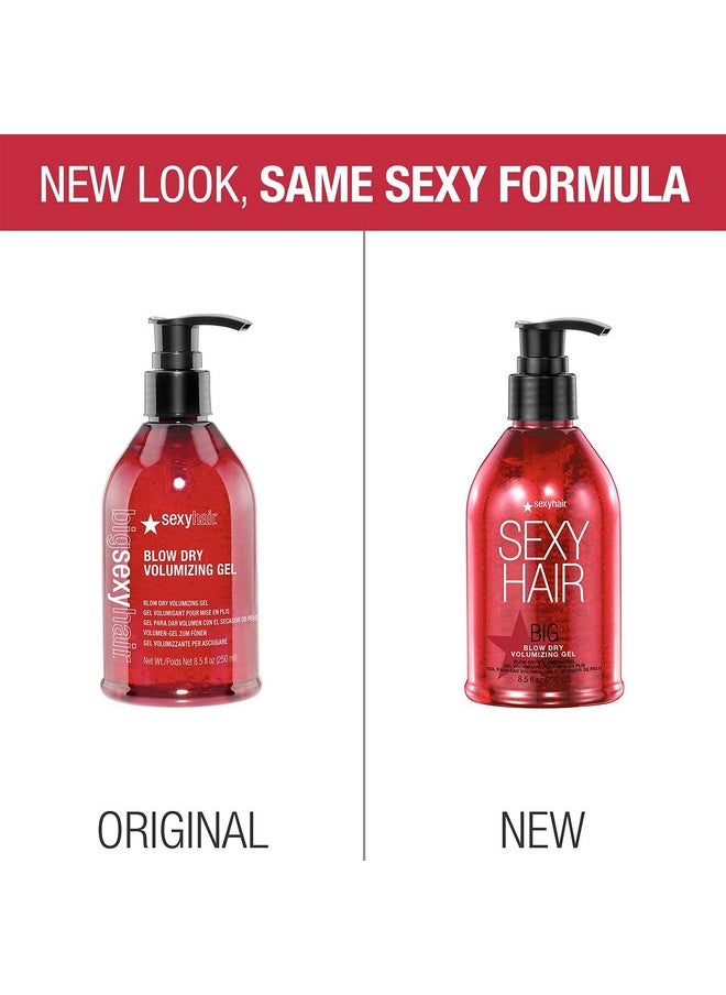 Sexy Hair - Sexyhair Big Blow Dry Volumizing Gel| Added Volume With Hold | Up To 72 Hours Of Humidity Resistance | All Hair Types, 8.5 Fl Oz (Pack Of 1) - Image 1