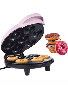 Generic "Electric Donut Maker with Non-Stick Surface – Makes 7 Mini Doughnuts, Pancakes & More – Pink"  - Image 1