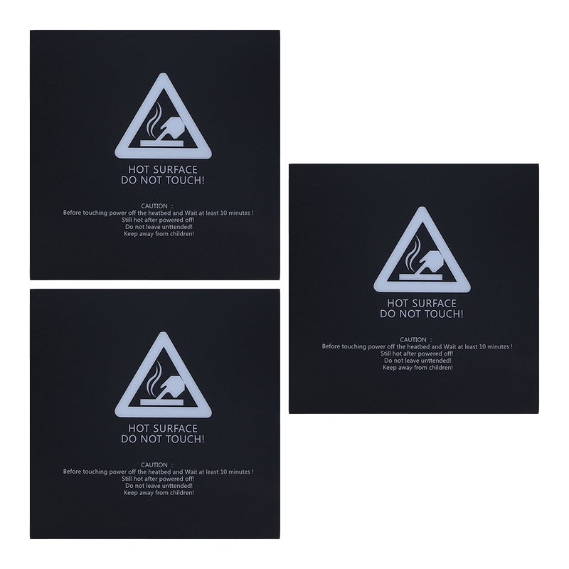 3 Pcs 3D Printing Build 3D Printer Plate for Heatbed Heated Bed 8.7 * 8.7inch ( ) - Image 1