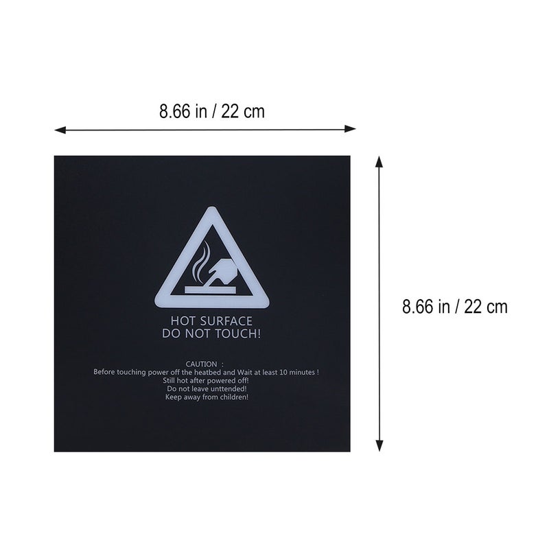 3 Pcs 3D Printing Build 3D Printer Plate for Heatbed Heated Bed 8.7 * 8.7inch ( ) - Image 2