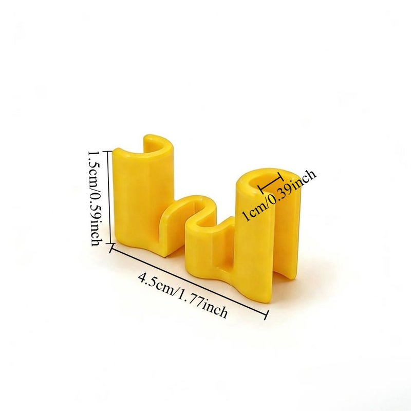 2pcs Yellow Heavy Duty Single Hand Test Probe Holder And Clamp Non Slip Stable Pointer For Multimeter Oscilloscope - Image 3