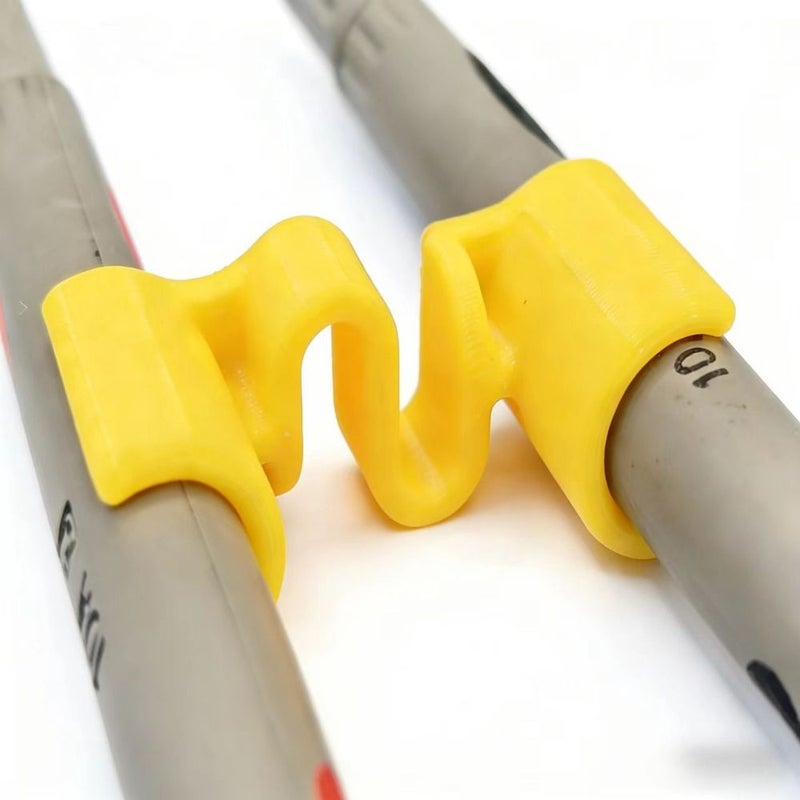 2pcs Yellow Heavy Duty Single Hand Test Probe Holder And Clamp Non Slip Stable Pointer For Multimeter Oscilloscope - Image 5
