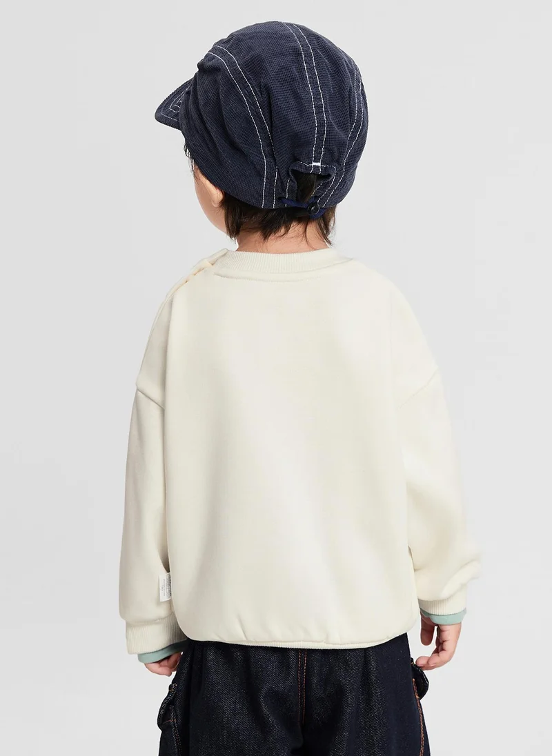 Balabala Toddler Boy Round neck sweatshirt