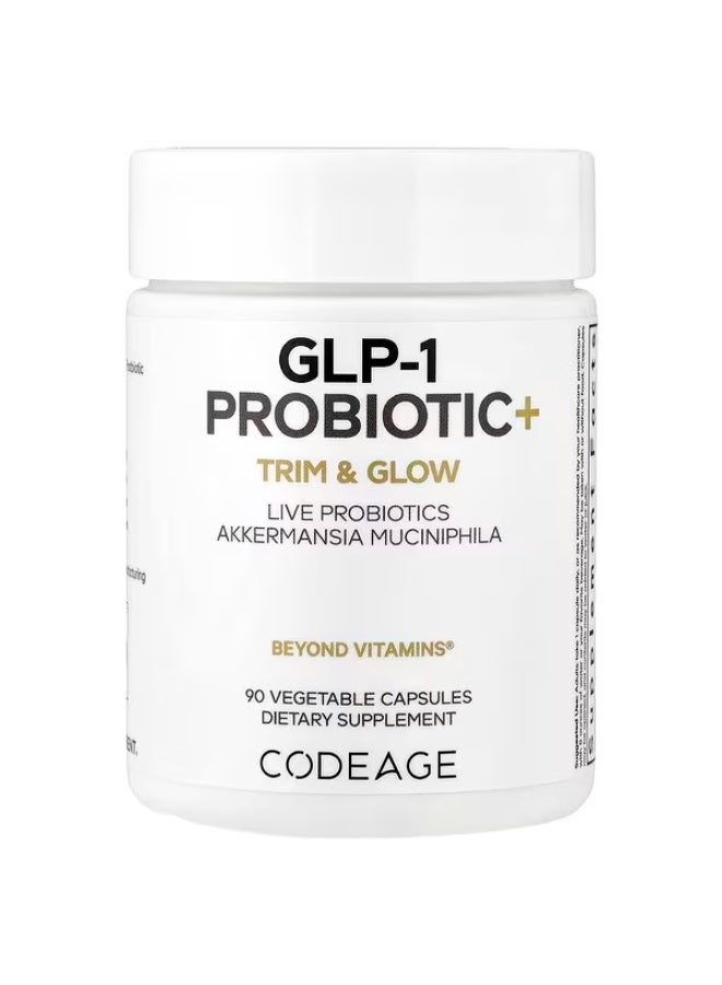 Codeage كوداج، بروبيوتيك GLP-1+، 90 كبسولة نباتية - Image 1