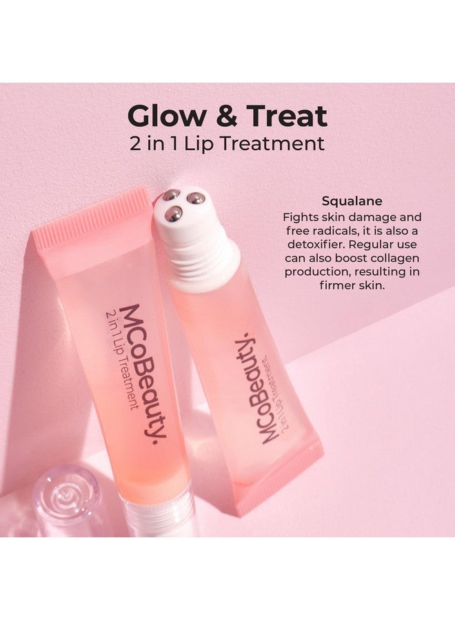 MCoBeauty 2In1 Glow & Treat Lip Oil Birthday Edition Hydrating Tint For Luscious Lips Vegan Cruelty Free Cosmetics - Image 5