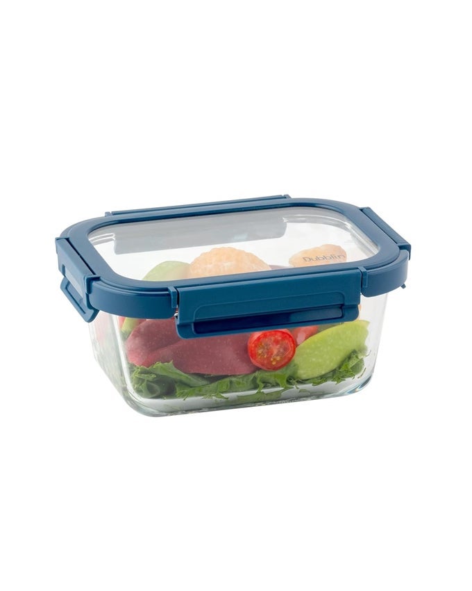 KEEP IN GLASS BOROSILICATE GLASS CONTAINER 800ML RECTANGULAR CLEAR OVEN FREEZER MICROWAVE SAFE STORAGE SOLUTION 1 PIECE
