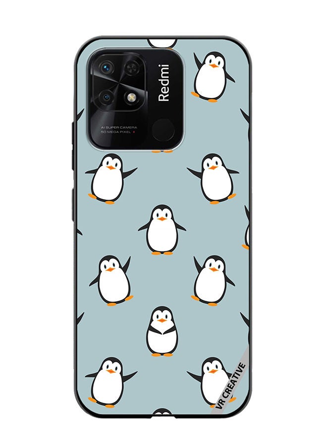 VR CREATIVE Protective Case Cover For Xiaomi Redmi 10C Senguin Design Multicolour - Image 1