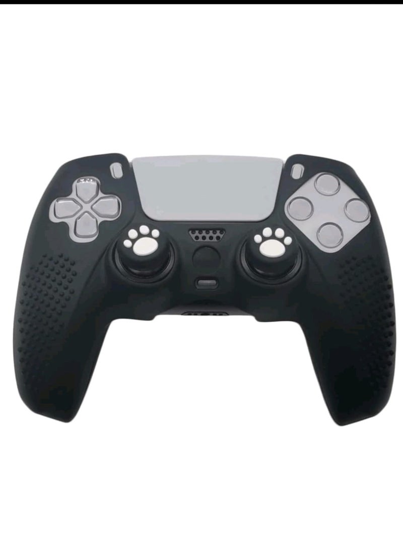PS5 Controller Soft Nonslip Silicone Button Cover and Case with Thumb Grips, Protective Case Accessory for PS Controller  - Image 1