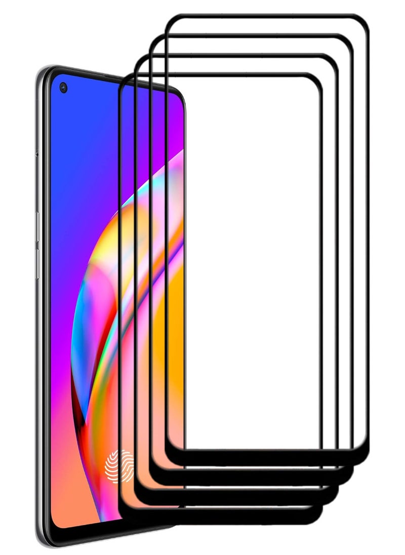 ACLIX 4 Pieces Antistatic ESD Dustproof Premium Quality High Definition Tempered Glass Screen Protector Designed For Oppo F19 Pro+ 5G - Image 1