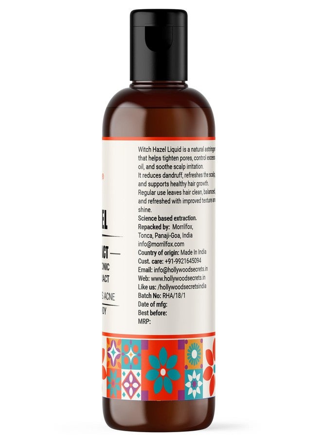Hollywood Secrets Pure 85% Witch Hazel Liquid Botanical Extract | Anti-Acne | Skin | Hair |100ml - Image 3