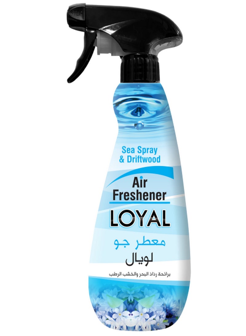 loyal Sea Spray & Driftwood Fragrance Air Freshener For Home Office Inside Car 450 ML - Image 1