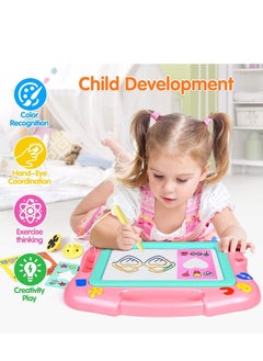 Y&D Magnetic Drawing Board table with Stamps PenColorful Erasable Magnet Writing Sketching Pad for Toddlers Learning Toys Education Doodle 3+ YearOld Kids Birthday Gift  - Image 4