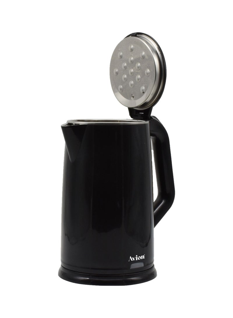 Avion Double Layer Electric Kettle| Overheat Protection| Intelligent Power-off Technology| Granular Steel Lid| Stainless Steel Heating Plate| Heat Resistant Handle| - Image 2