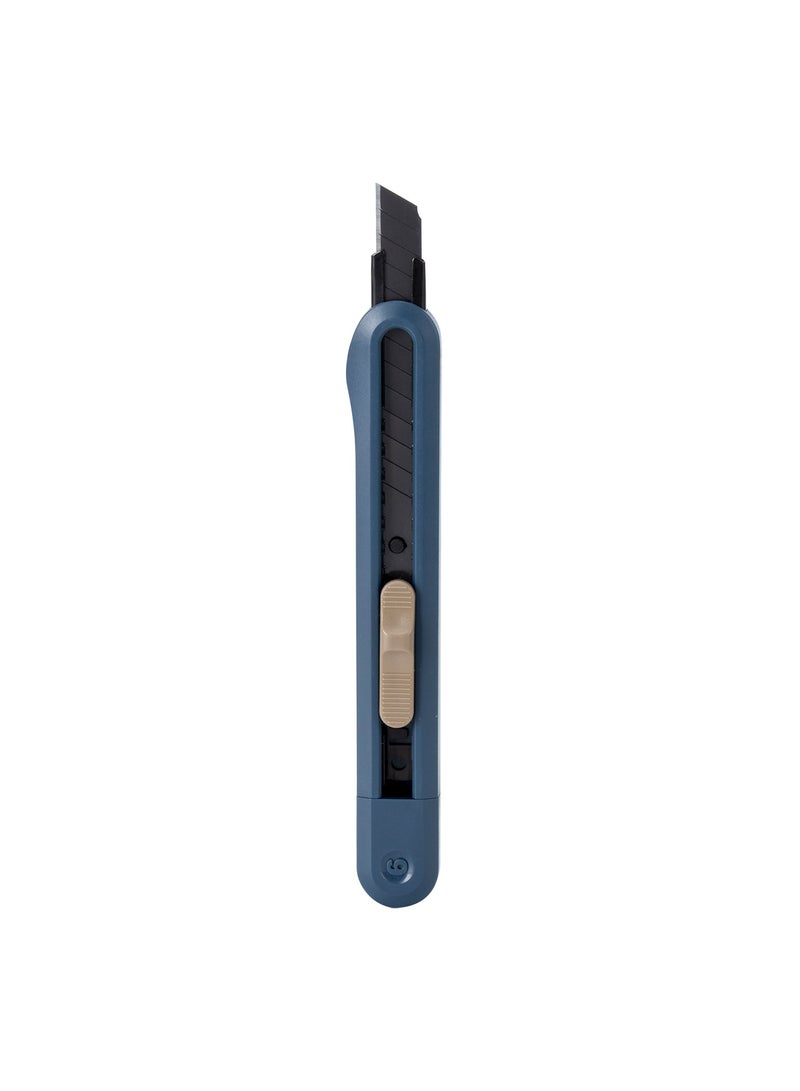 Deli Nusign ENS063 Snap-Off Utility Cutter with SK5 Edge - Blue - Image 2