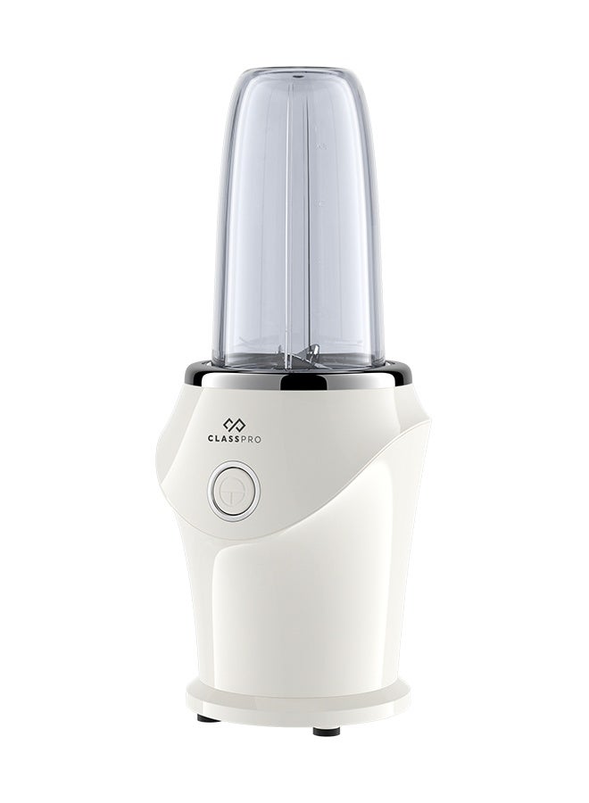 ClassPro خلاط رياضي، مفتاح تشغيل بلمسة واحدة، 300 واط، أبيض - Image 2