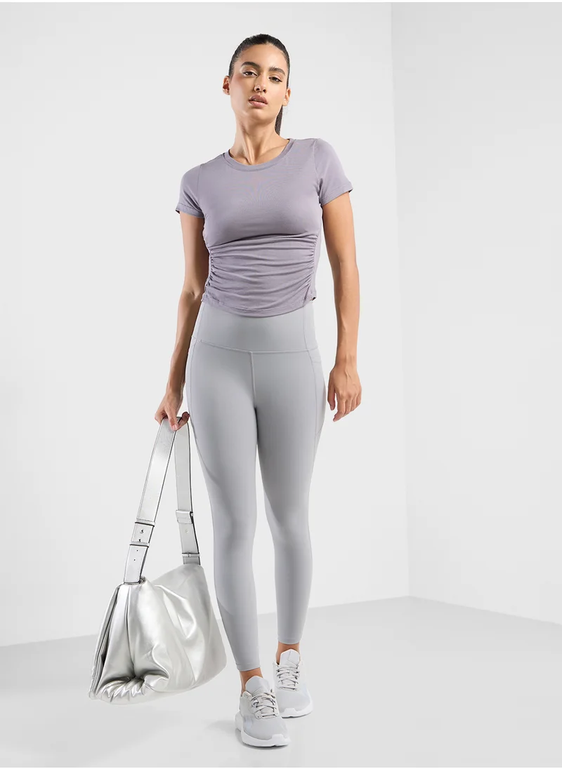 FRWD Ruched Fitted T-shirt