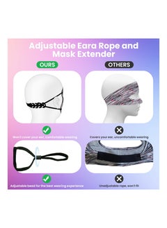 Y&D VR Eye Mask Cover, Breathable Sweat Band Designed Adjustable Sizes, for Workout Mate Quest 2/ Oculus Rifts/ HTC Vive Pro 2 (3 pcs)  - Image 4