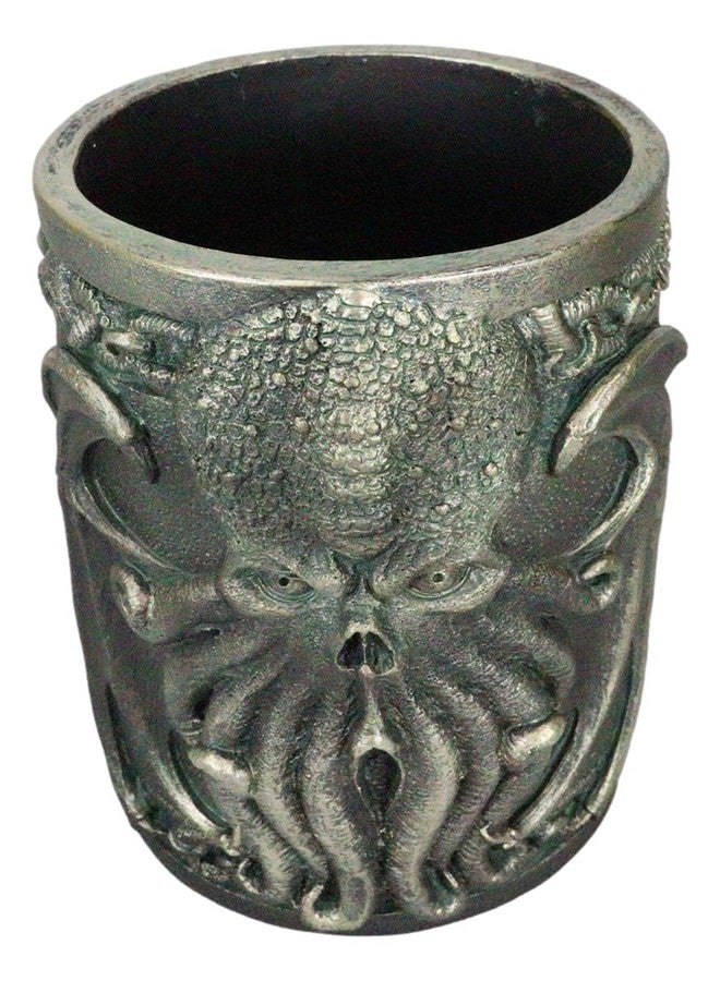 Ebros Gift Ebros Legends Fantasy Sea Marine Mythology Call Of Cthulhu Kraken Monster Stationery Holder Figurine Organizer Office Desktop Pen Pencil Make Up Brush Vanity Holder Sculpture - Image 4