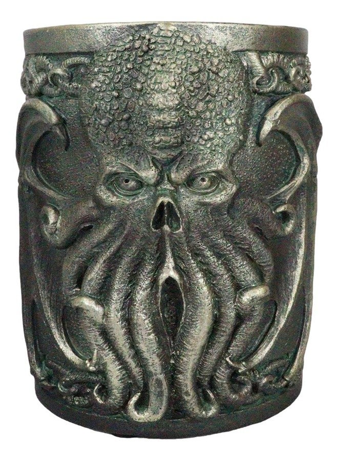 Ebros Gift Ebros Legends Fantasy Sea Marine Mythology Call Of Cthulhu Kraken Monster Stationery Holder Figurine Organizer Office Desktop Pen Pencil Make Up Brush Vanity Holder Sculpture - Image 1