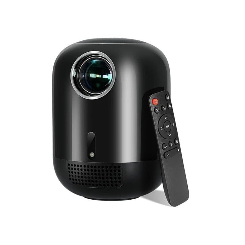 استخدام المسرح المنزلي، هيكل من سبائك الألومنيوم، لون أسود، دقة 4K Full HD مع نظام Android 11 وواي فاي مدمج - Image 2
