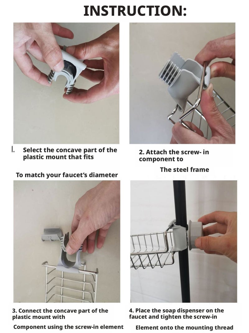 Stainless Steel Soap Dish with Drain - Image 2