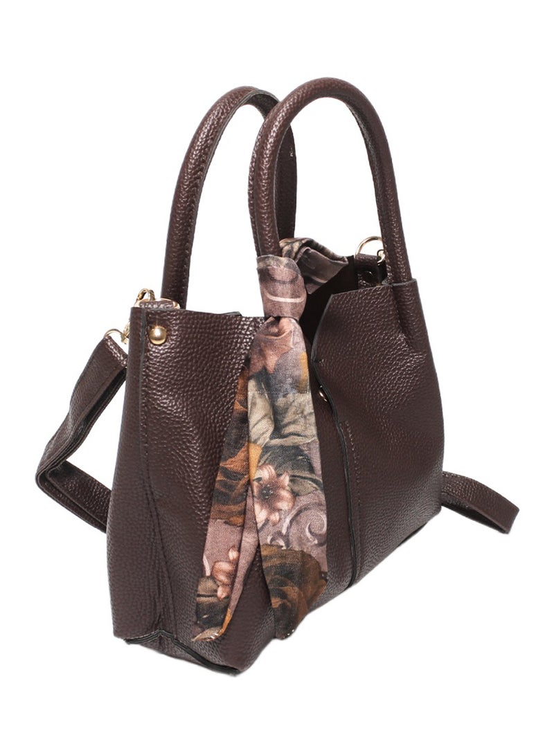 Glitter Women Hand Bag - Brown - Image 1