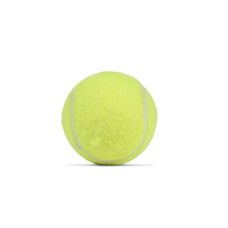 COSCO Cricket Normal Force Leather Tennis Ball (Yellow) -Pack of 6 - Image 3