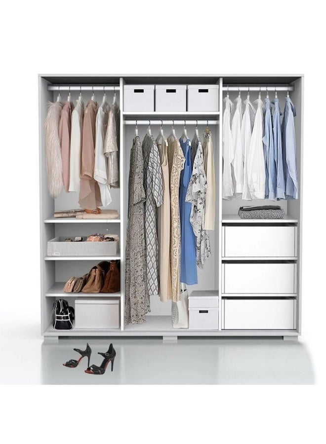 ملاذ هاوس دولاب مودرن 200*180*60 – MZWD0201 - Image 2