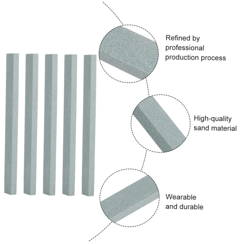 5Pcs Sanding Strips For Tight Spaces Polishing Woodworking Jade Craft Projects - Image 5