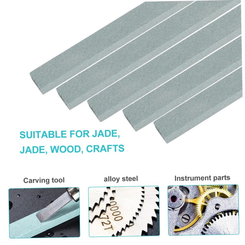 5Pcs Sanding Strips For Tight Spaces Polishing Woodworking Jade Craft Projects - Image 4