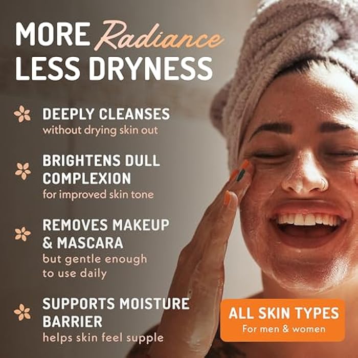 Eve Hansen Vitamin C Cleanser Face Wash | Anti Aging Facial Cleanser for Fine Lines, Age Spots, Dark Circles | Cruelty Free Skin Care Cleansing Gel with Aloe Vera, Vitamin E (4 oz) - Image 2