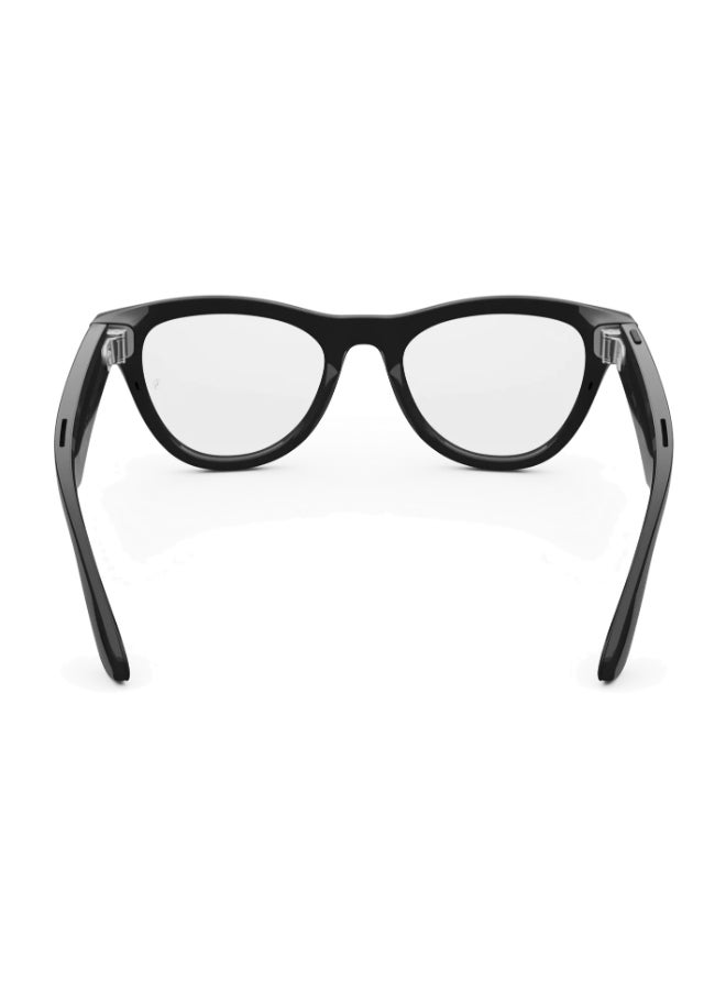 ميتا RAY-BAN Skyler (Gen 2) Shiny Black Frame Clear Lens Standard High bridge Shiny Black Clear - Image 4