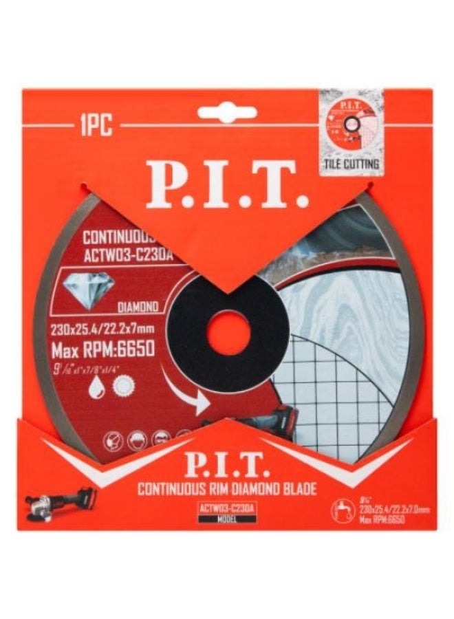 قرص قص رخام 230 مم P.I.T موديل ACTW03-C230A