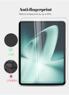 Techie 2 Pack OnePlus Pad 11.6 inch 2023 HD Clear Tempered Glass Screen Protector Bubble Free Easy Installation  - Image 2