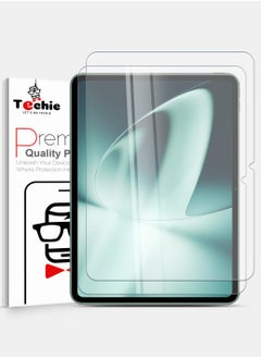 Techie 2 Pack OnePlus Pad 11.6 inch 2023 HD Clear Tempered Glass Screen Protector Bubble Free Easy Installation  - Image 1