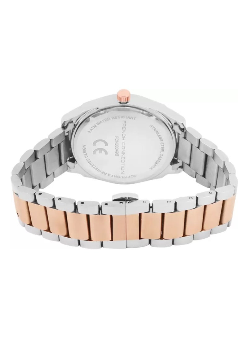 Men Stainless Steel Bracelet Style Straps Analogue Watch FCN00049B