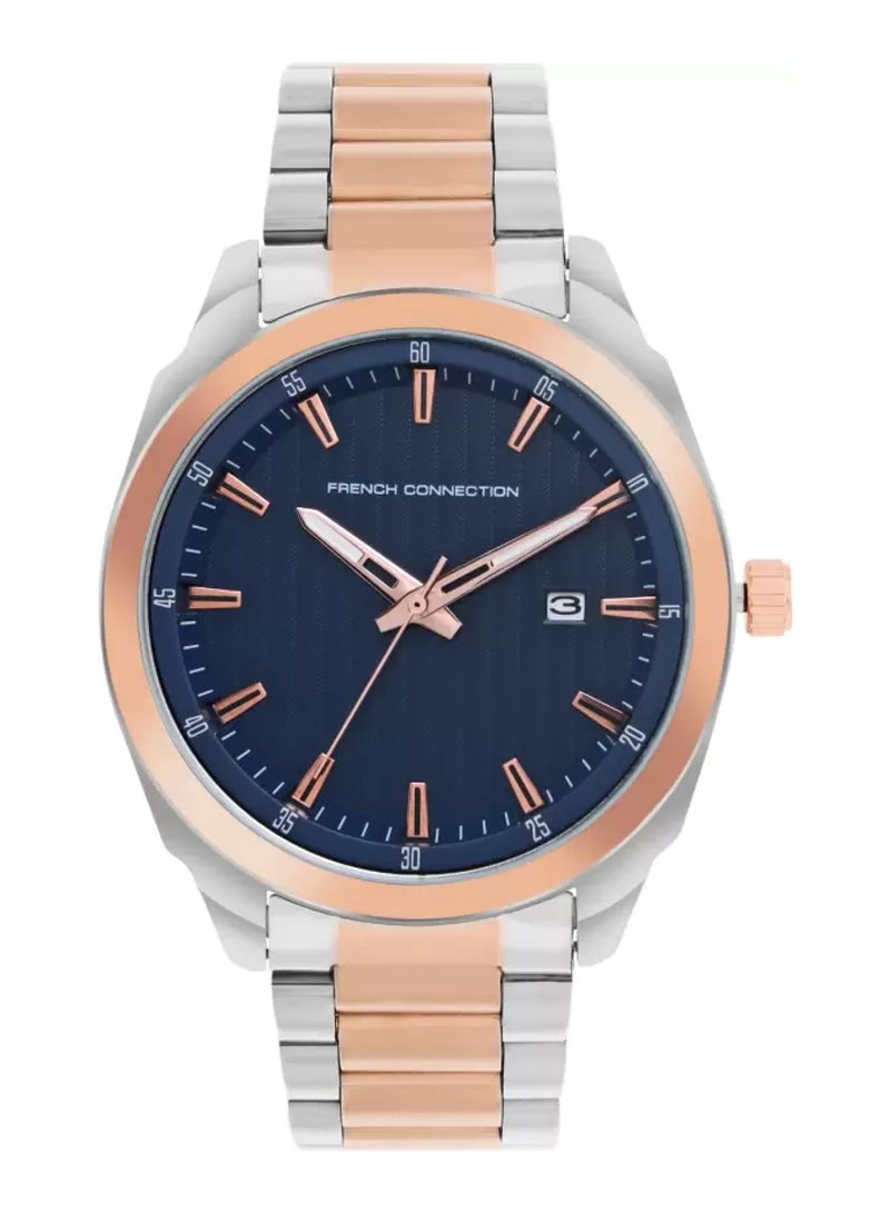 Men Stainless Steel Bracelet Style Straps Analogue Watch FCN00049B