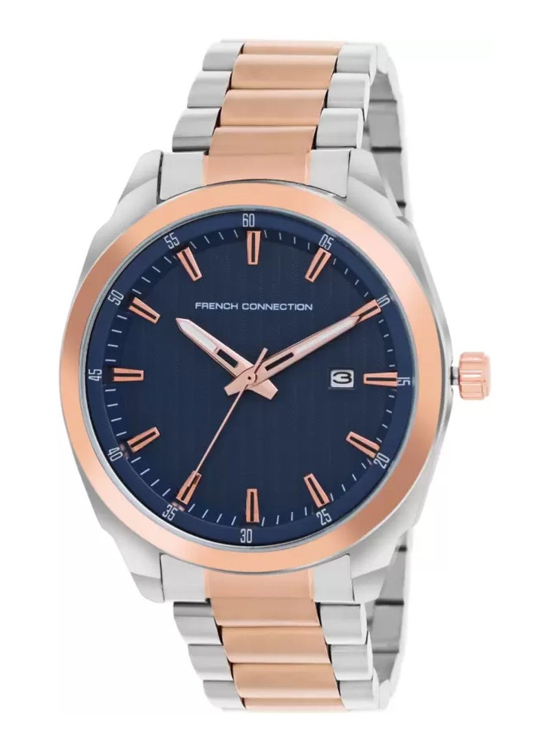 Men Stainless Steel Bracelet Style Straps Analogue Watch FCN00049B