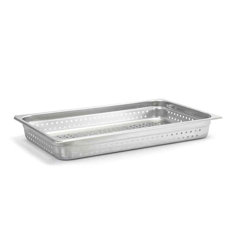 Adcraft Perforated Steam TableHotel Pan Full Size 212 Deep Pack of 6 in Stainless Steel PP200F2 - Image 2