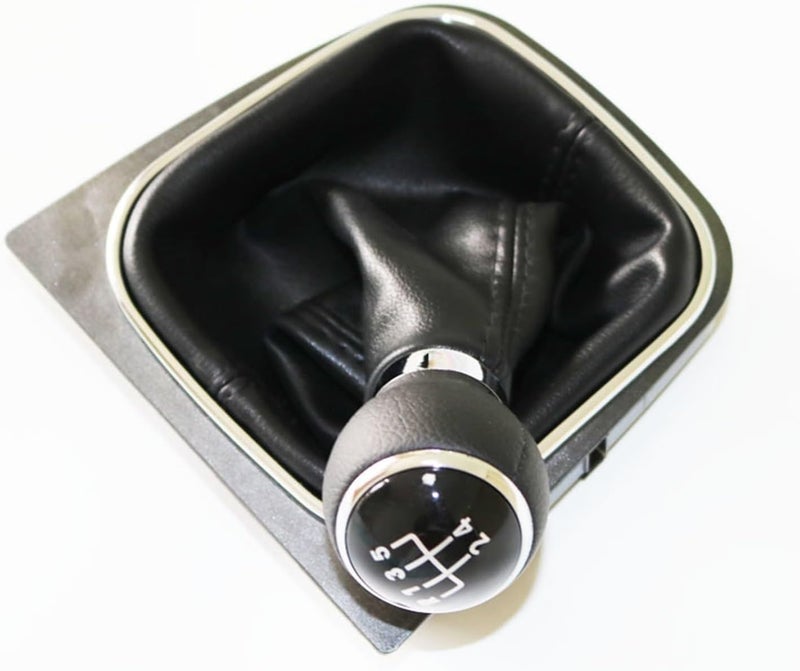Wivplex 5 Speed Car Gear Shift Knob with Leather Boot - Image 2