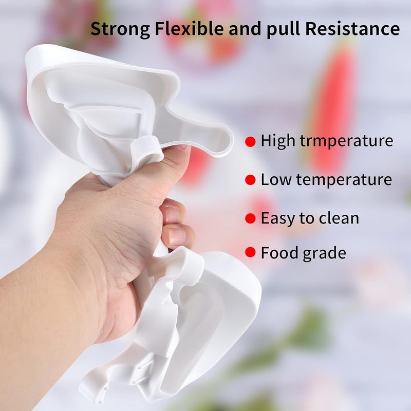 Undy 2 Pack Cakesicles Silicone Mould Mini Cake Lolly Mould Ice Pop Cakesicle Moulds DIY Ice Cream Stick Ice Lolly Mould 50 Sticks - Image 4