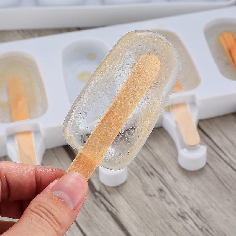 Undy 2 Pack Cakesicles Silicone Mould Mini Cake Lolly Mould Ice Pop Cakesicle Moulds DIY Ice Cream Stick Ice Lolly Mould 50 Sticks - Image 5